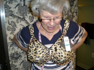 My MIL Ru getting ready for HOOTERS