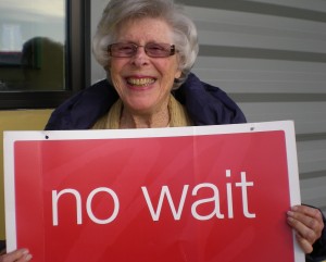 My MIL Ru waits.. for NO ONE!